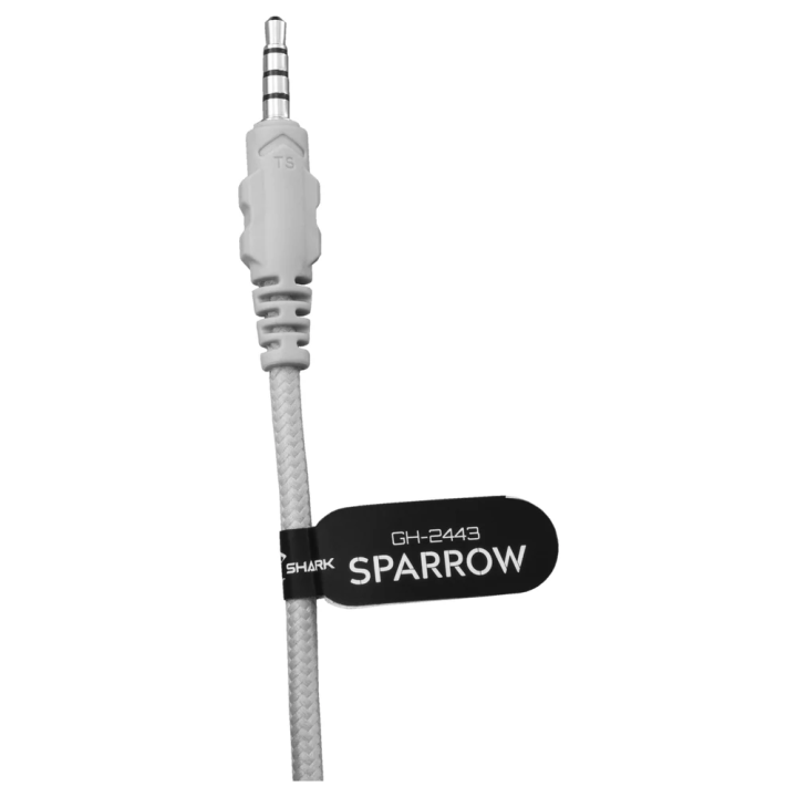 White shark slušalice Sparrow bijele GH-2443