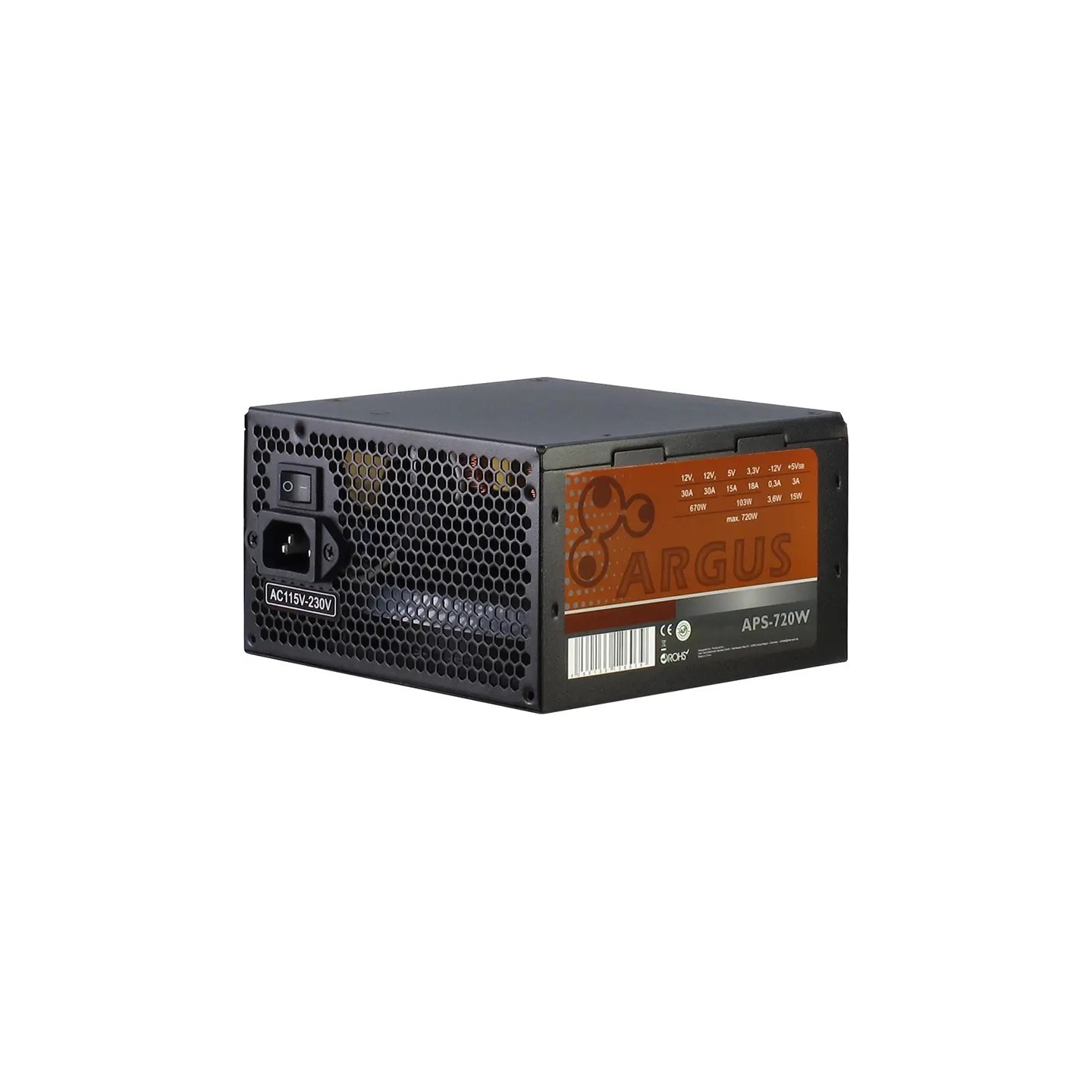 Napojna jedinica Inter-Tech IT-APS-720W 89.1%