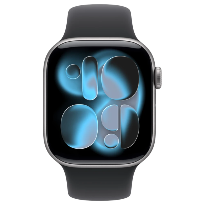 Apple Watch Series 11 GPS 42mm Space Grey Aluminium Case with Black Sport Band - M/L,Model A3331