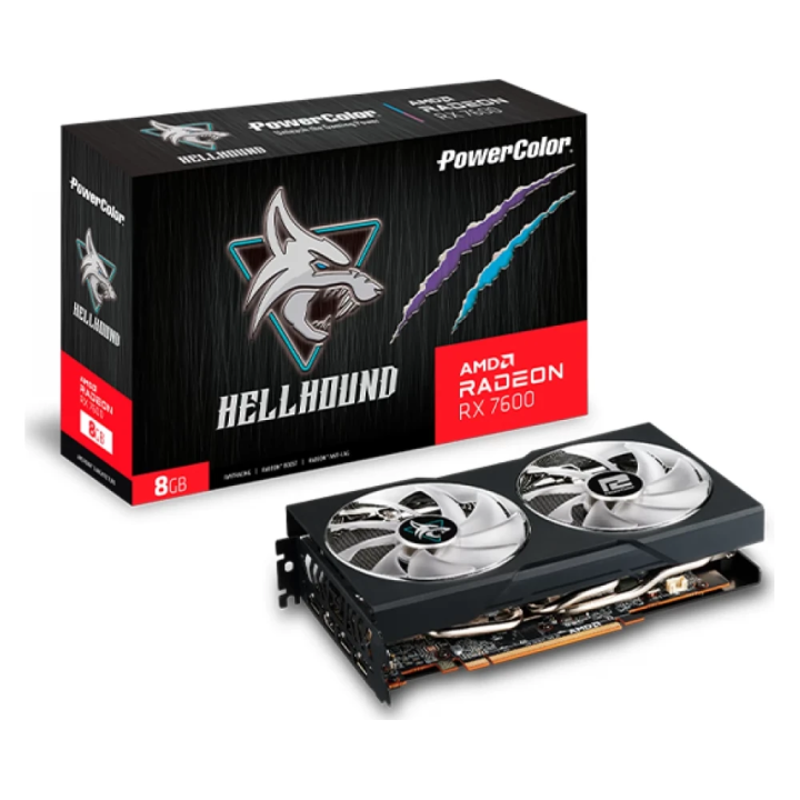 Power Color grafička kartica Radeon RX 7600 8GB GDDR6 128bit