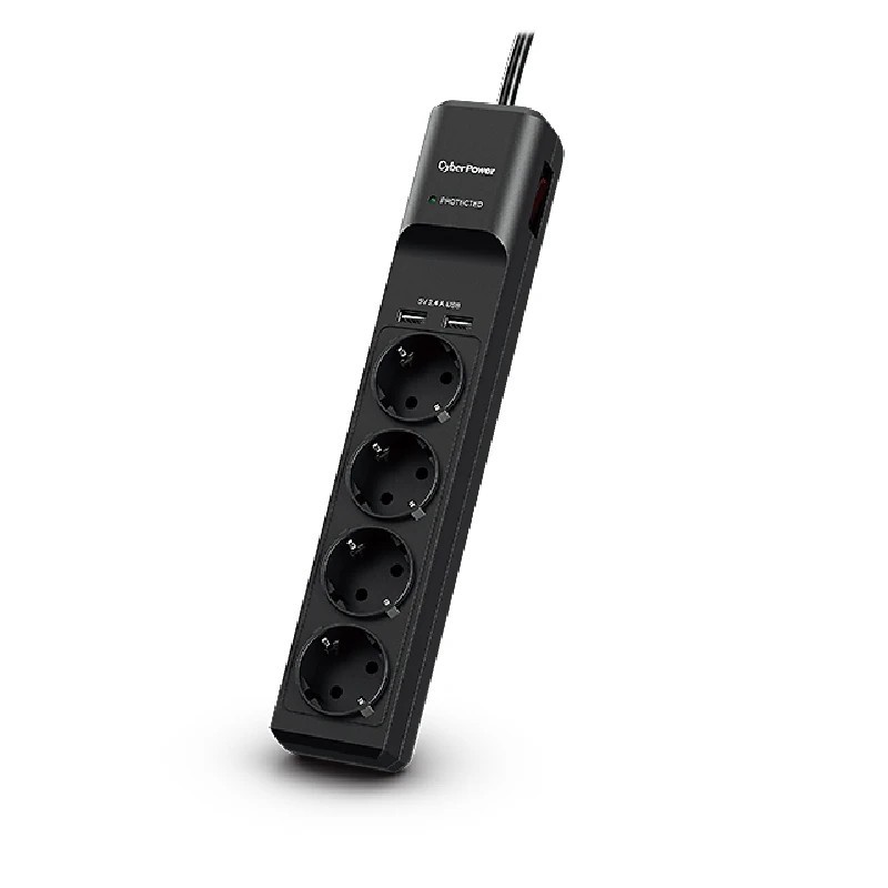 CyberPower prenaponska zaštita 4 utičnice + 2xUSB