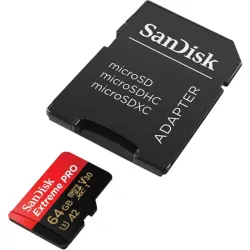 SanDisk SDXC 64GB Extreme Pro - 200MB/s V30 UHS-I