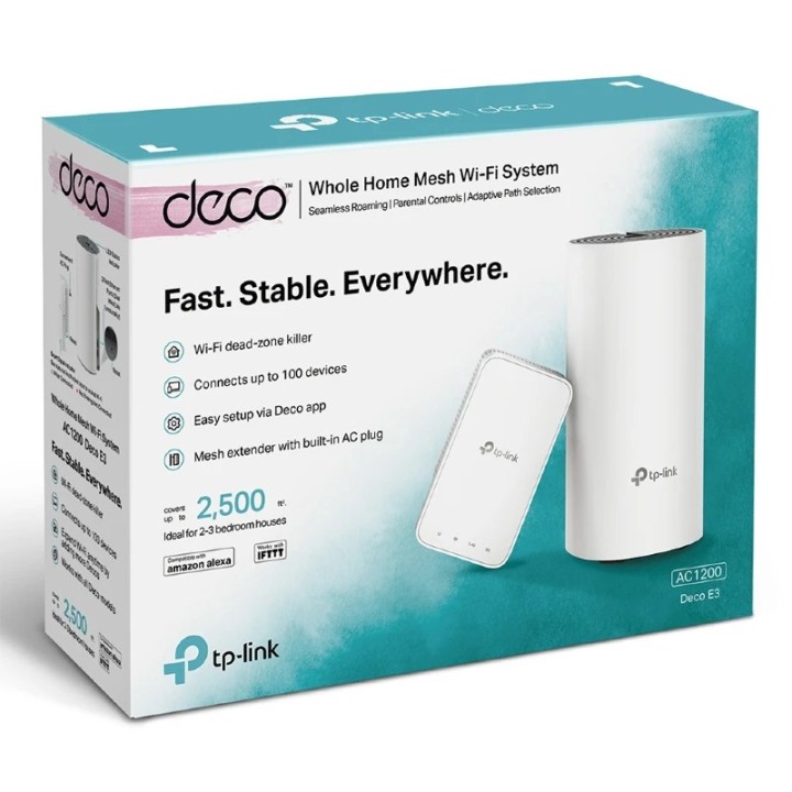 Tp-Link Whole-Home Mesh Wi-Fi System DECO-E3 (2 pack)
