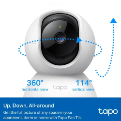 TP-Link Tapo C200 Pan/Tilt AI Home Security Wi-Fi Camera