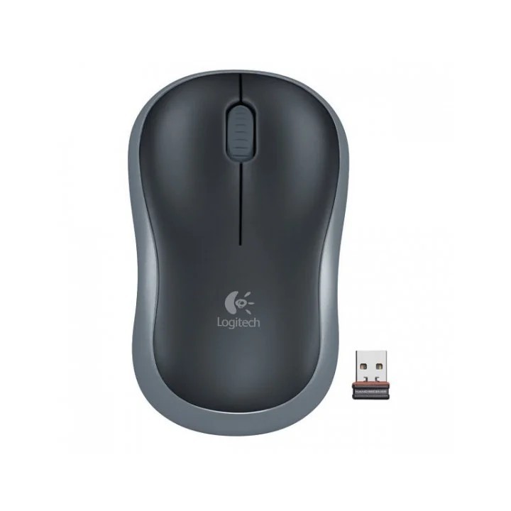 Logitech miš M185 sivo crni