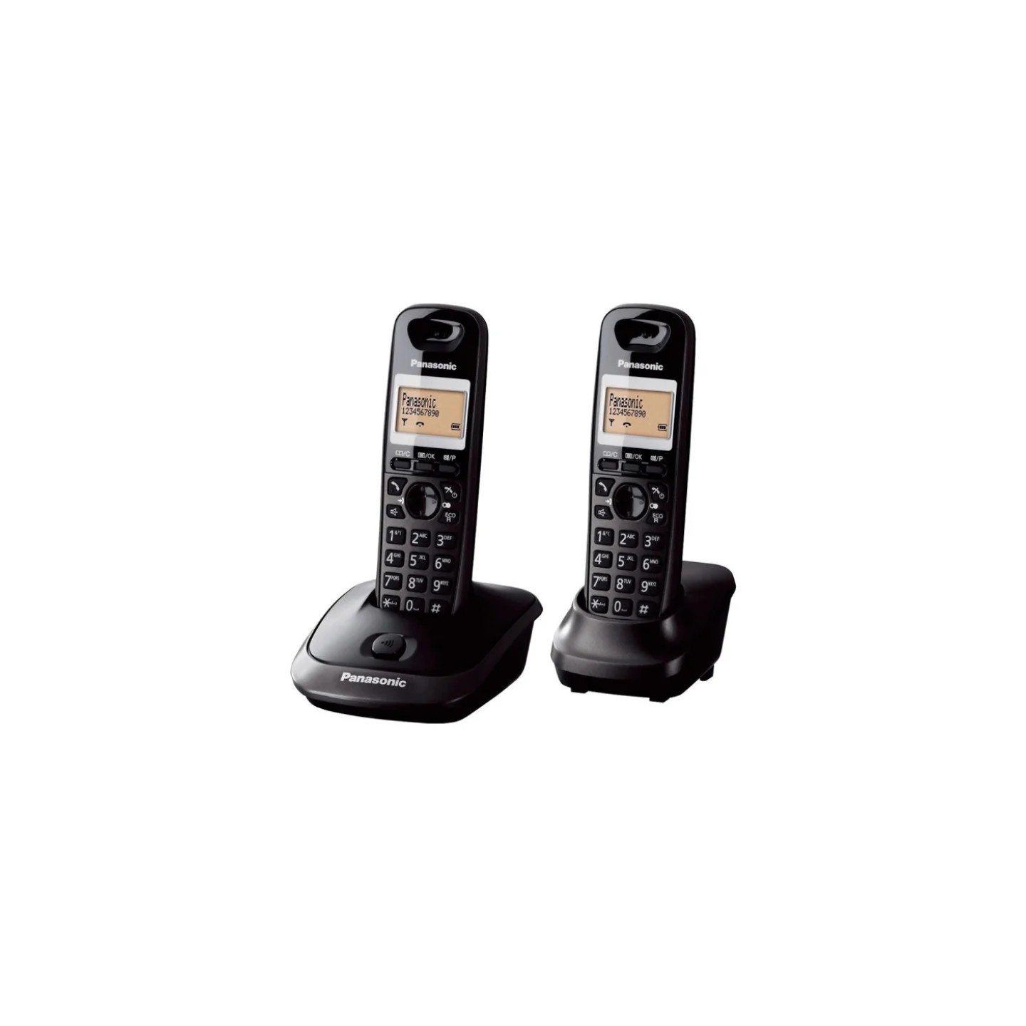 Panasonic telefon KX-TG1612FXH - tamno sivi + dodatna slušalica