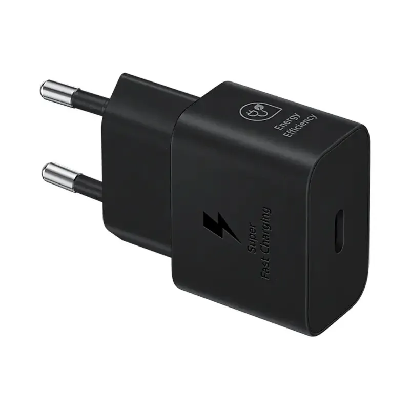Samsung punjač 25W za ultra brzo punjenje Type-C crni (bez kabla) Samsung punjač 25W za ultra brzo punjenje Type-C crni (bez kabla)