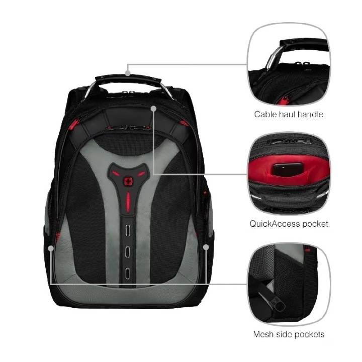 Wenger ruksak za laptop Pegasus 17.3 sivi (600639)