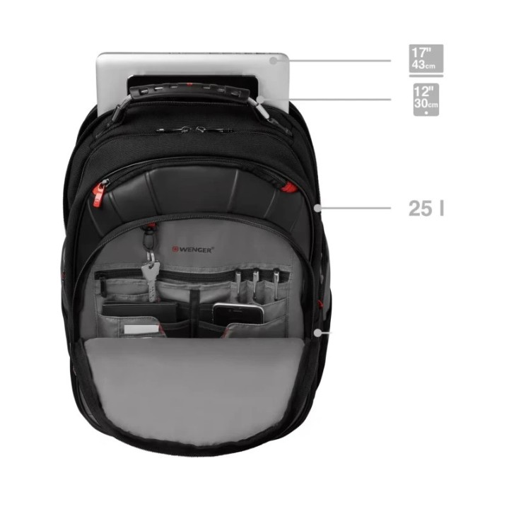 Wenger ruksak za laptop Pegasus 17.3 sivi (600639)