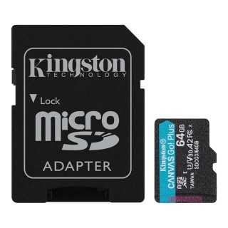 Kingston MC MicroSD 64GB UHS-I U3, SDCG3/64GB