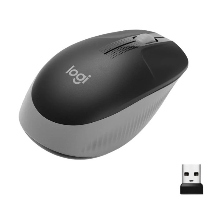 Logitech miš M190 wireless crno/sivi