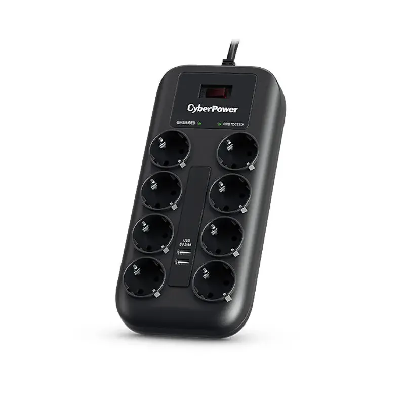CyberPower prenaponska zaštita 8 utičnica + 2xUSB