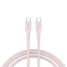 Canyon kabal CC60SC10 USB-C - USB-C 60W 1m silikon, roze, CNS-CC60SC10PS