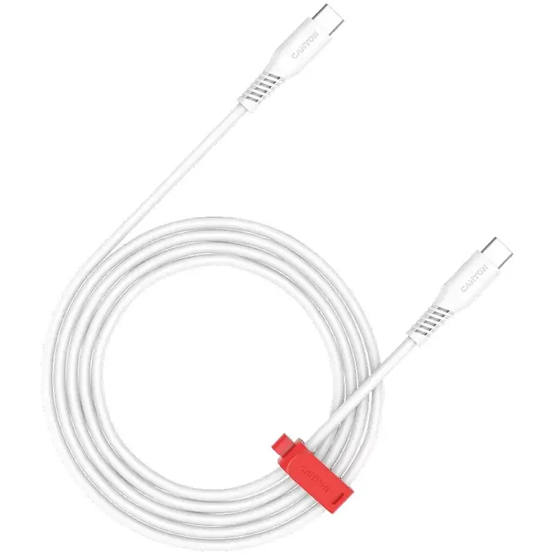 Canyon kabal CC60SC USB-C - USB-C 60W 1,2m, bijeli, CNS-CC60SC12W Canyon kabal CC60SC USB-C - USB-C 60W 1,2m, bijeli, CNS-CC60SC12W