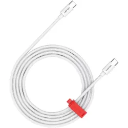 Canyon kabal CC100AB USB-C - USB-C 100W pleteni 2m, bijeli, CND-CC100AB20W