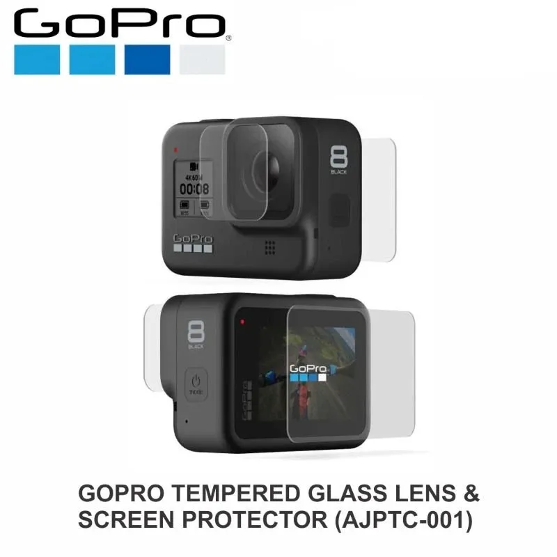 GoPro Tempered Glass Lens + Screen Protectors za HERO8 crni