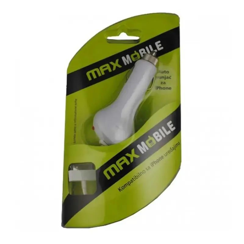 Max Mobile auto punjač za iPhone 3/4 Max Mobile auto punjač za iPhone 3/4