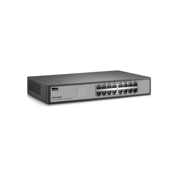 SWITCH 16 Port Gigabit RackMount metalno kucište Netis - ST3116G