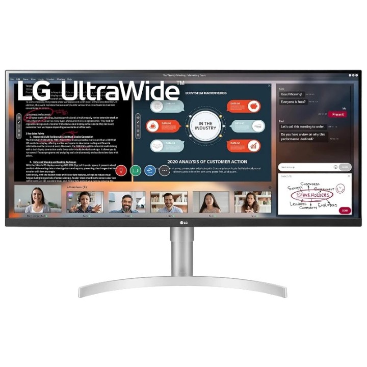 LG monitor 34'' 34WN650-W