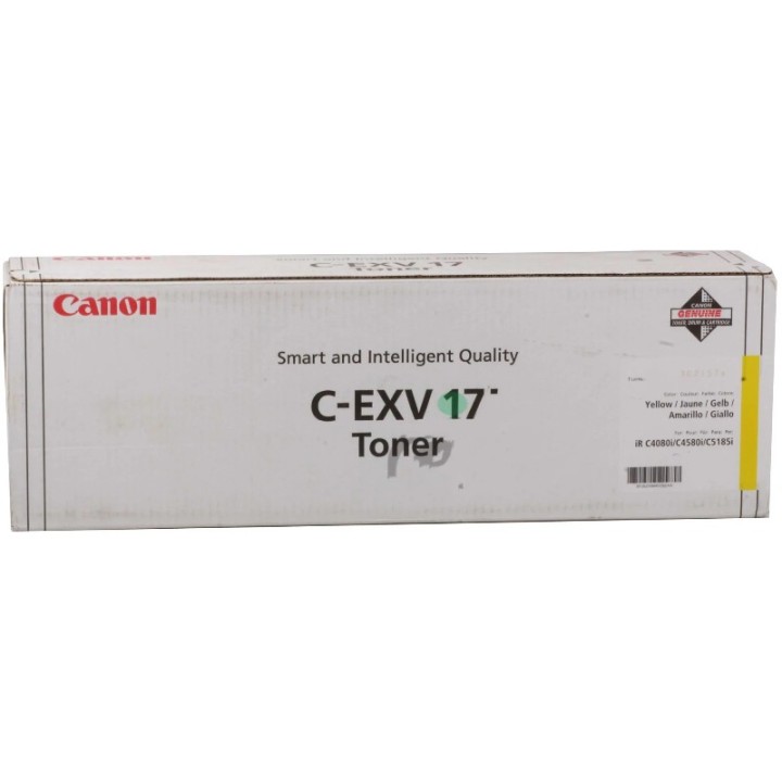 Canon toner C-EXV17Y Yellow