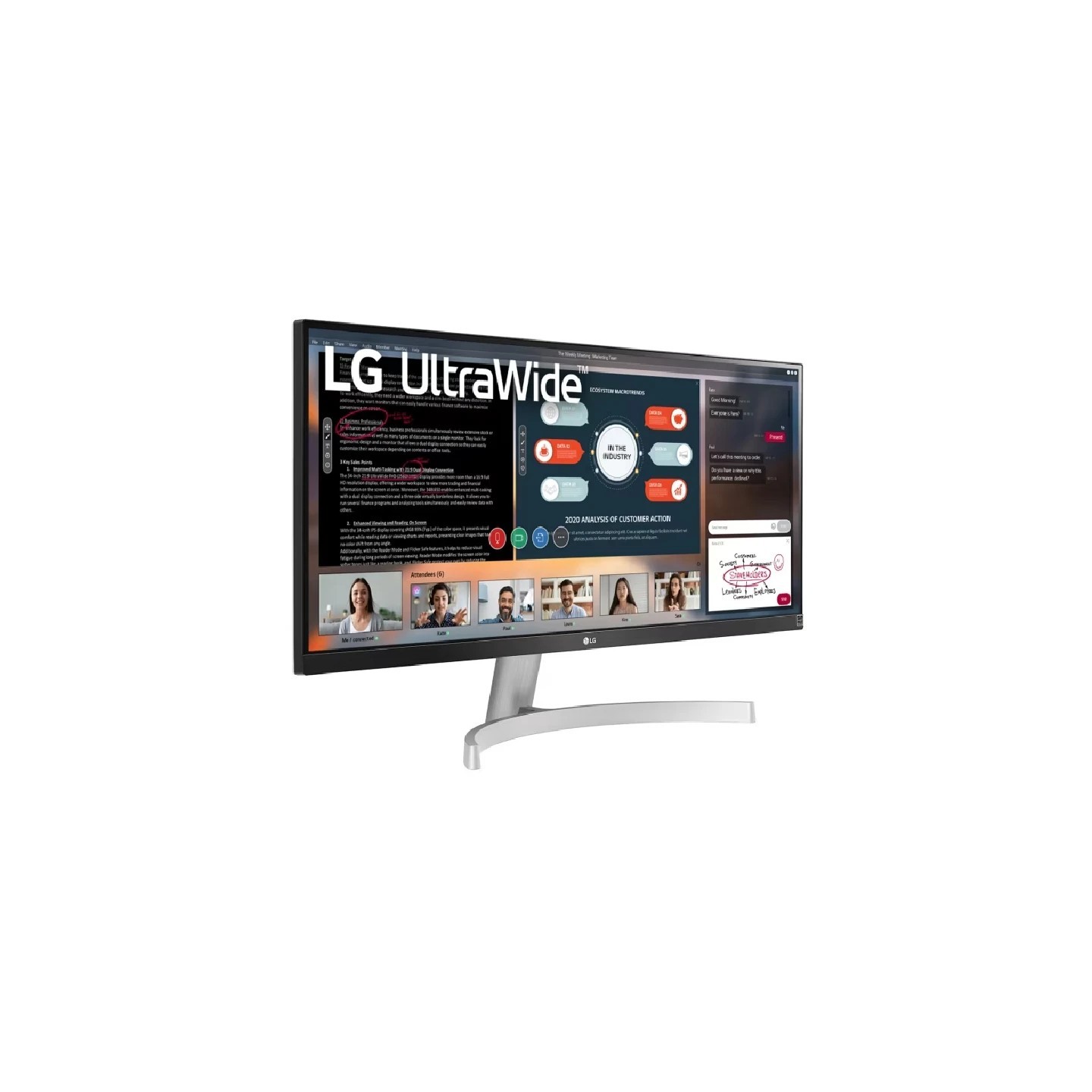 LG monitor 29'' 29WN600-W
