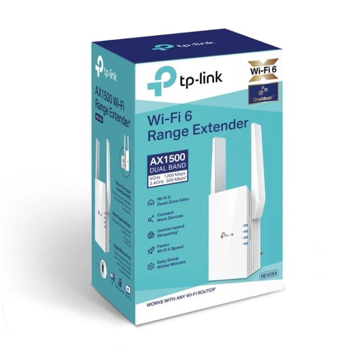 TP-Link RE505X Wi-Fi 6 Range Extender