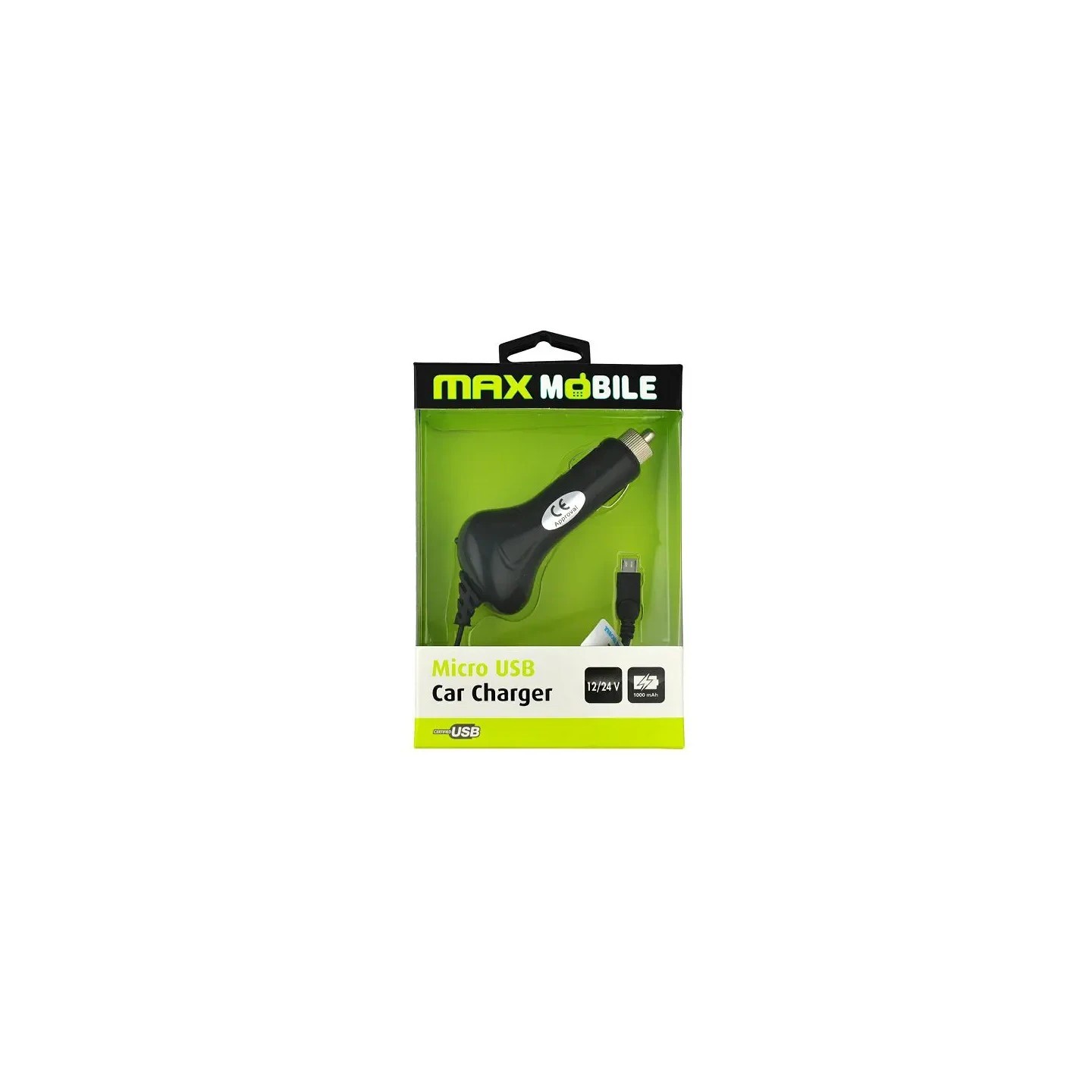 Max Mobile auto punjač micro USB 1000mAh