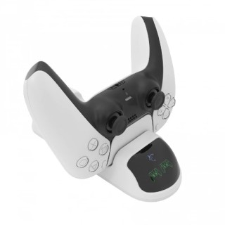 White Shark charging dock Dualsense PS5 Takedown PS5-0506