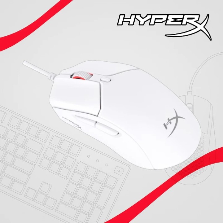 HyperX Pulsefire Haste 2 Gaming Miš Bijeli