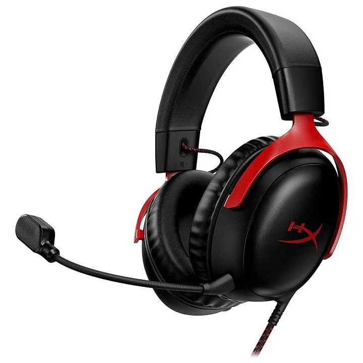 HyperX Slušalice Cloud III Gaming Headset Crveno/Crne