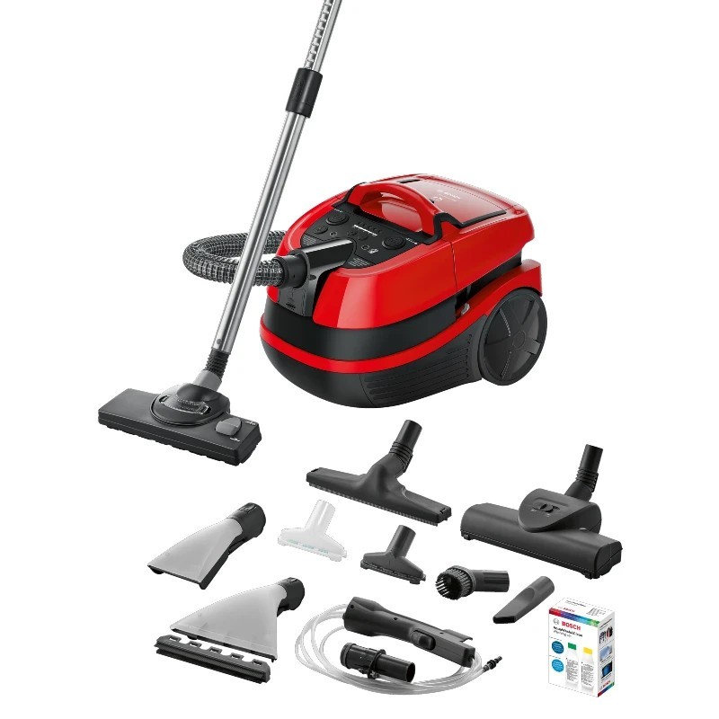 Bosch usisivač ProAnimal BWD421PET mokro i suho usisavanje, crveni