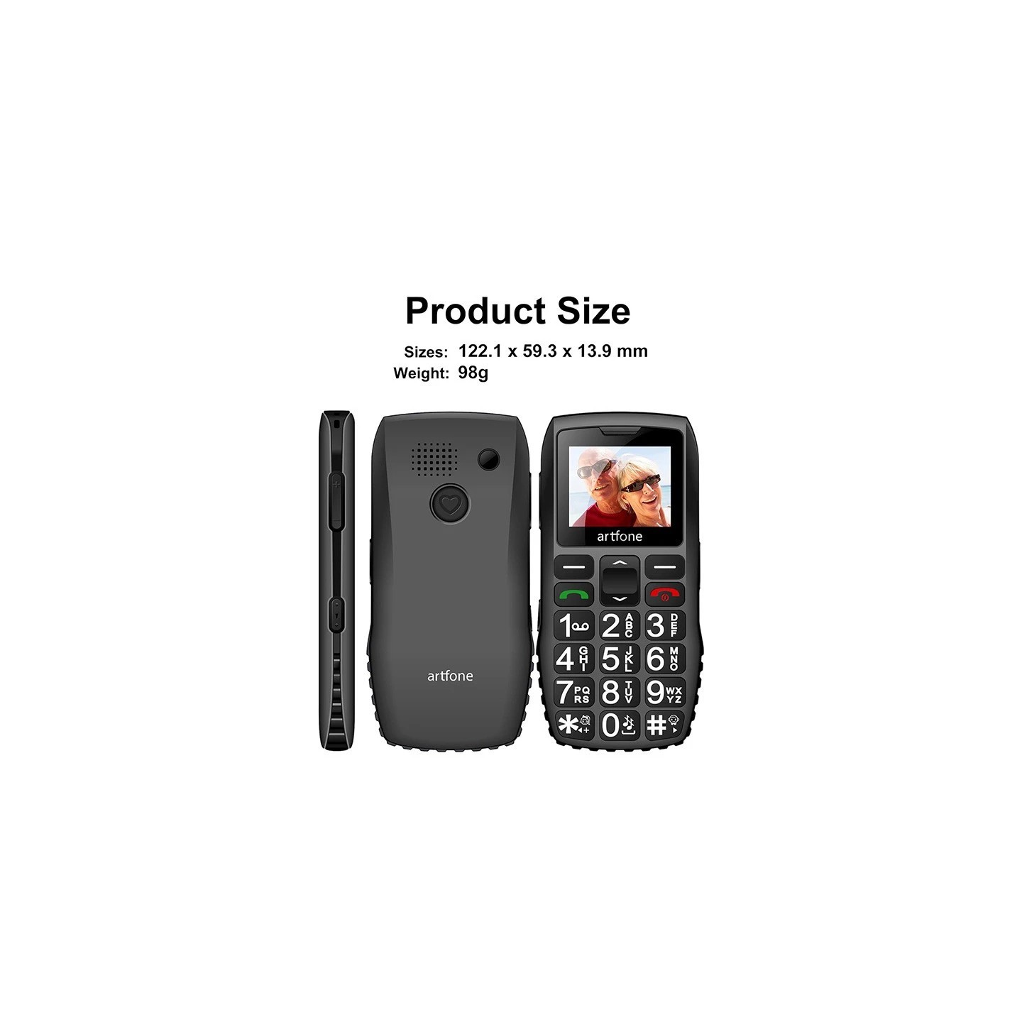 Telefon mobitel na tipke Artfone C1+