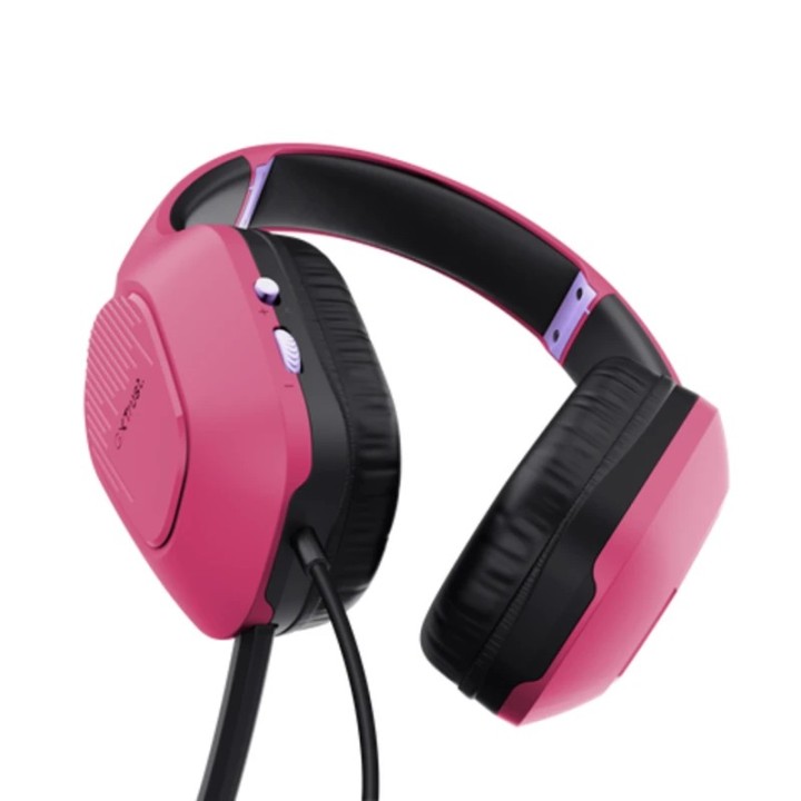 Trust gaming slušalice GXT 415P Zirox žičane roze