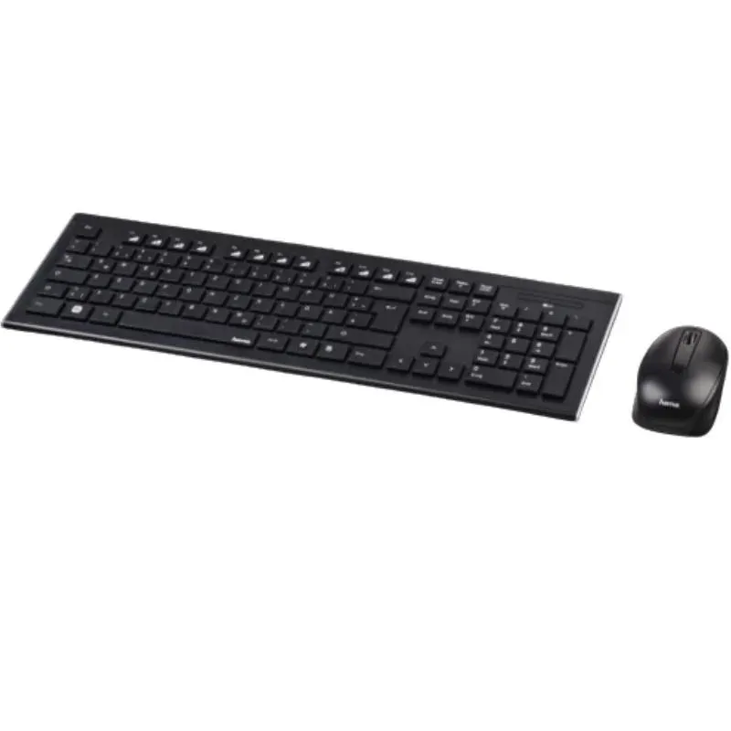 Hama desktop set bežični Cortino crni
