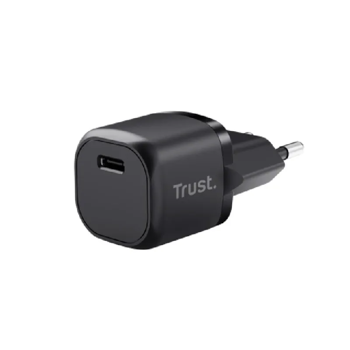 Trust Maxo ultra-small 20W USB-C punjač za mobitele i tablete crni