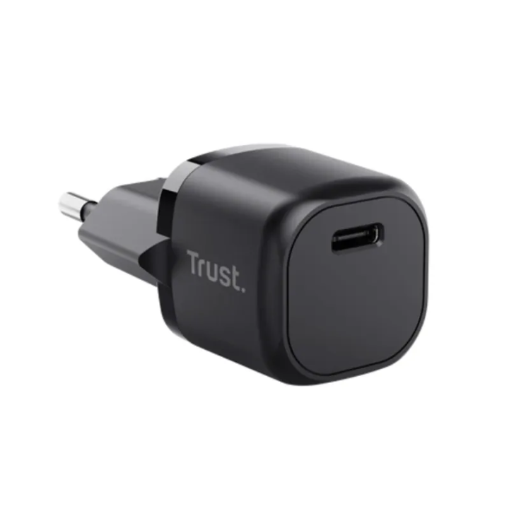 Trust Maxo ultra-small 20W USB-C punjač za mobitele i tablete crni