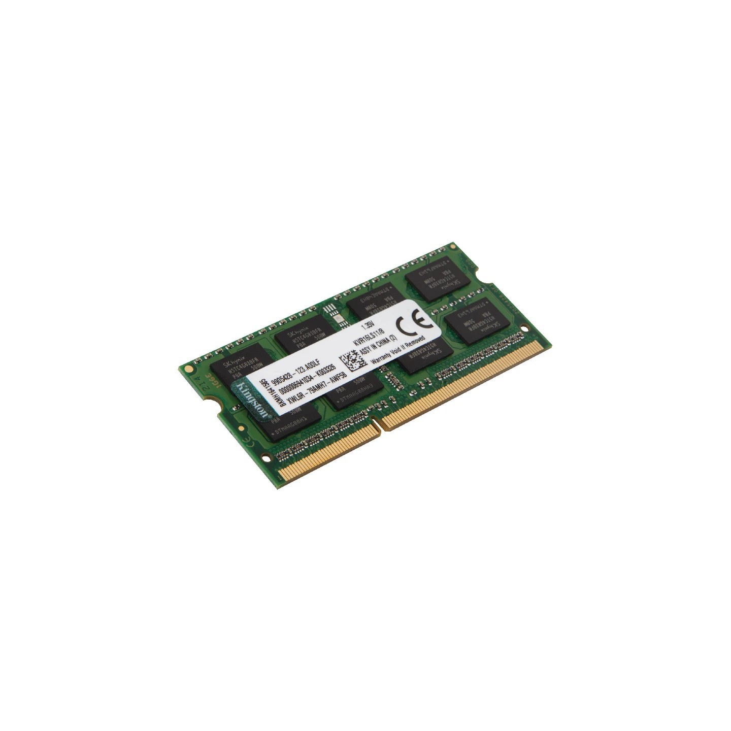 Kingston 8GB 1600MHz DDR3 SODIMM, KVR16LS11/8