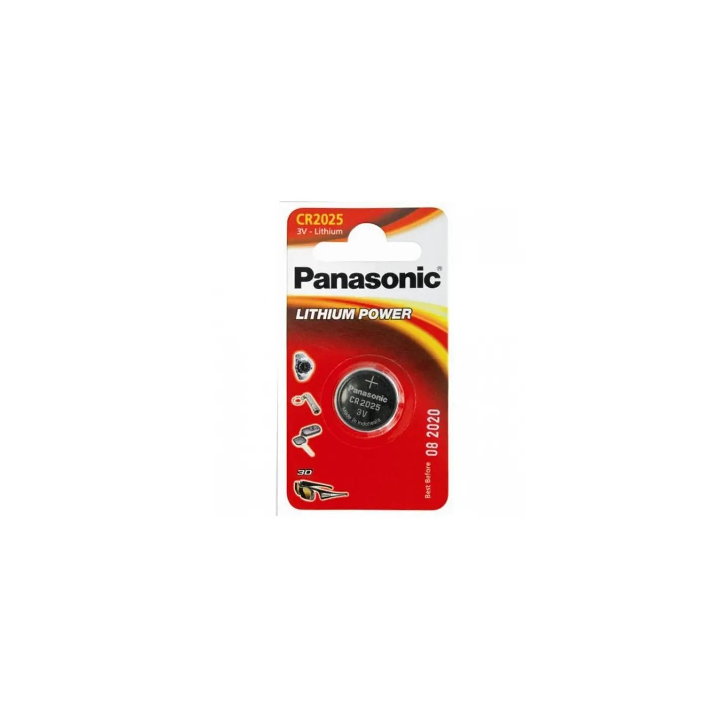 Panasonic baterija CR-2025EL/1B baterija 3V Lithium