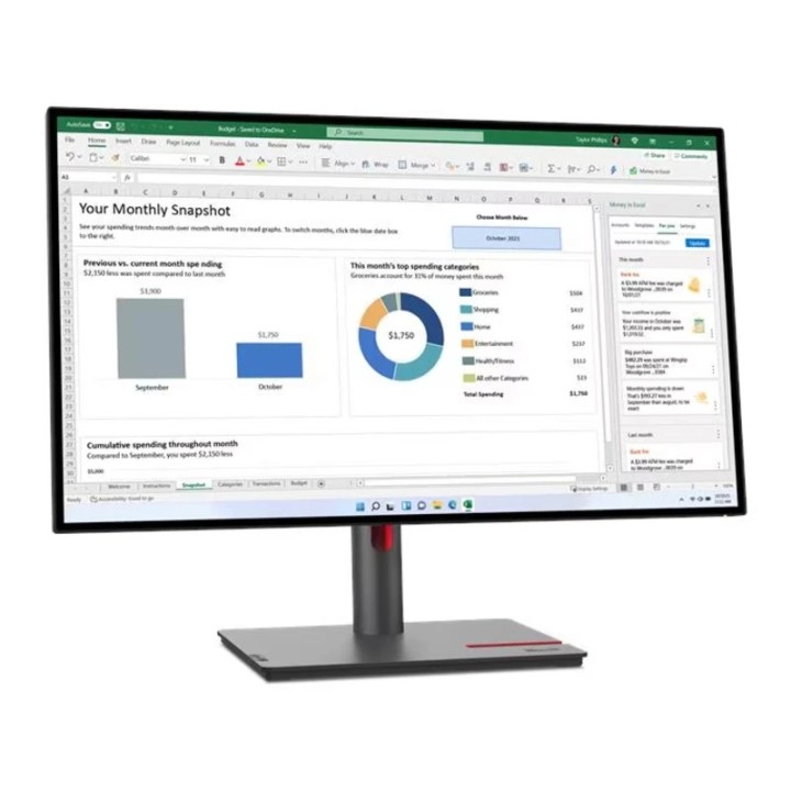 Monitor Lenovo 27'' P27h-30 63A1GAT1EU