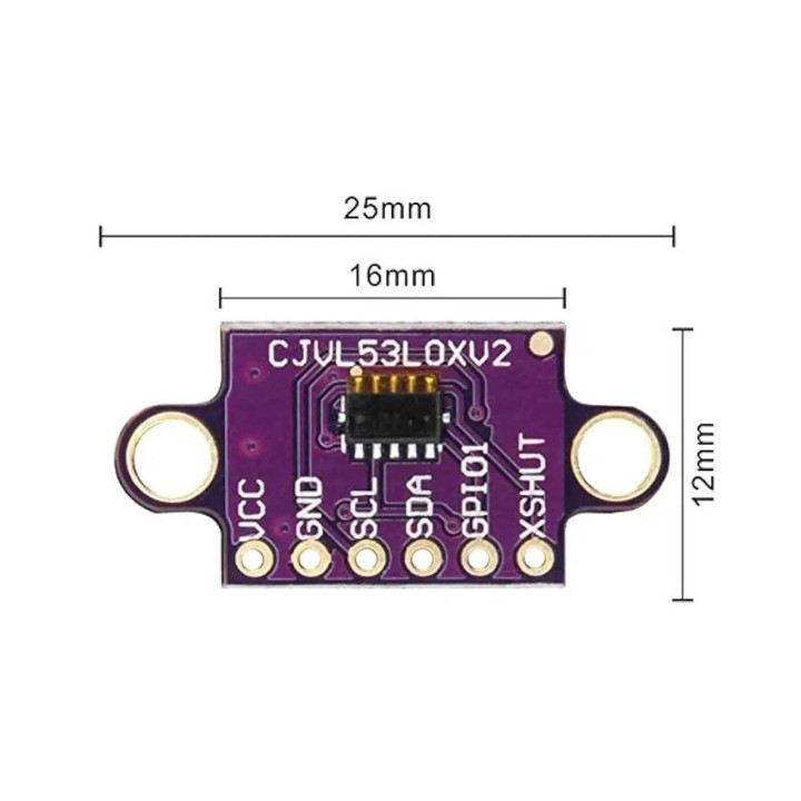 Laserski senzor za Arduino ToF VL53L0X
