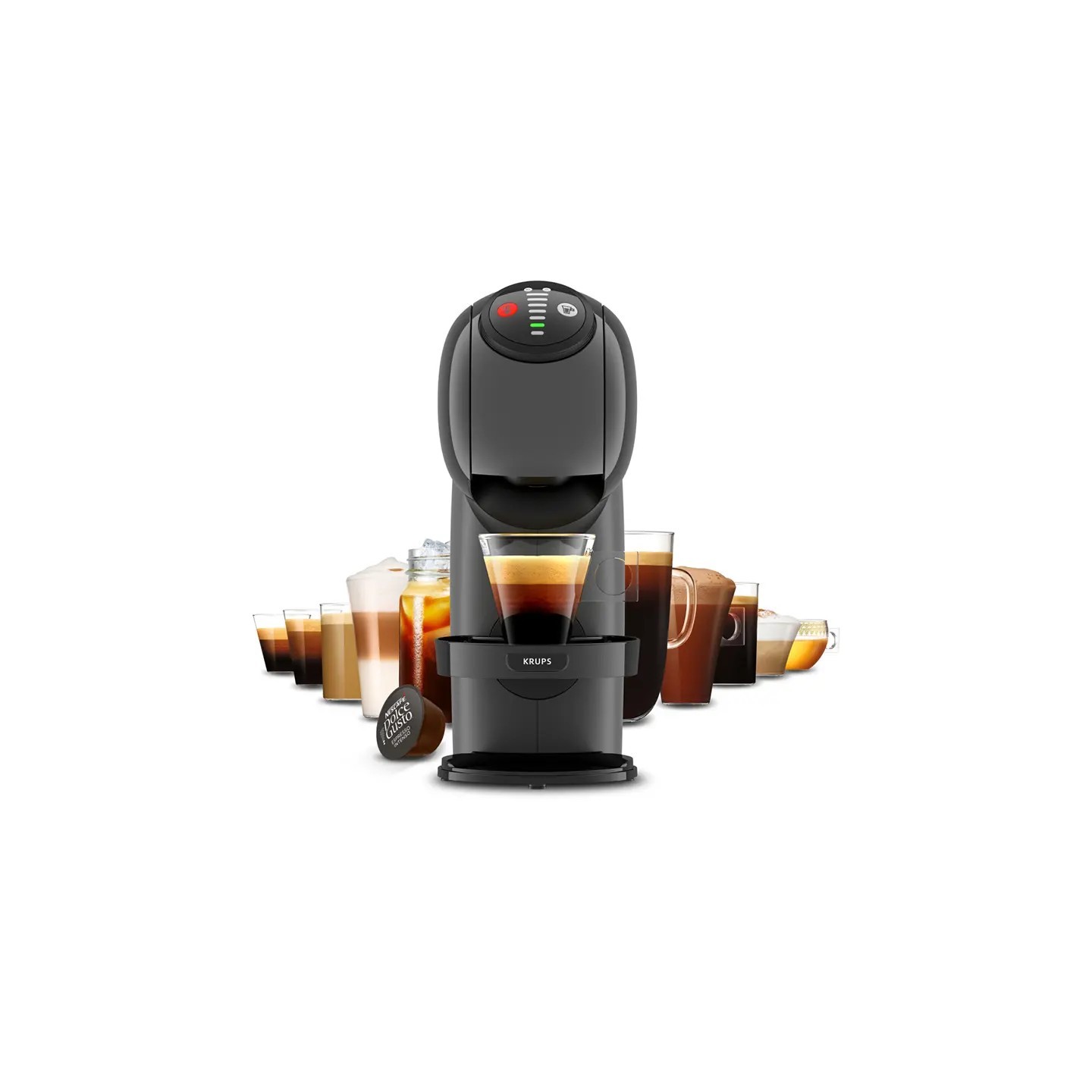 Dolce Gusto Genio S KP243B10 - aparat za kafu na kapsule, crni