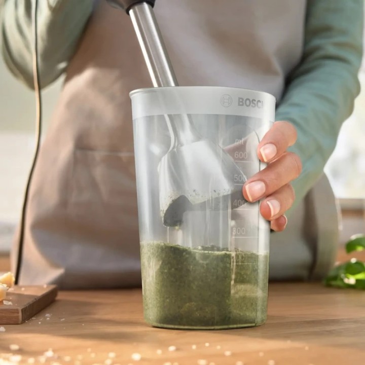 Bosch štapni mikser MSM4W220, mjerna posuda, sjeckalica, bijela