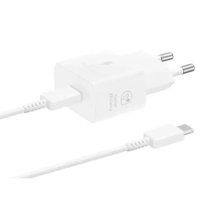 Samsung punjač 25W za brzo punjenje Type-C bijeli (kabal uključen)