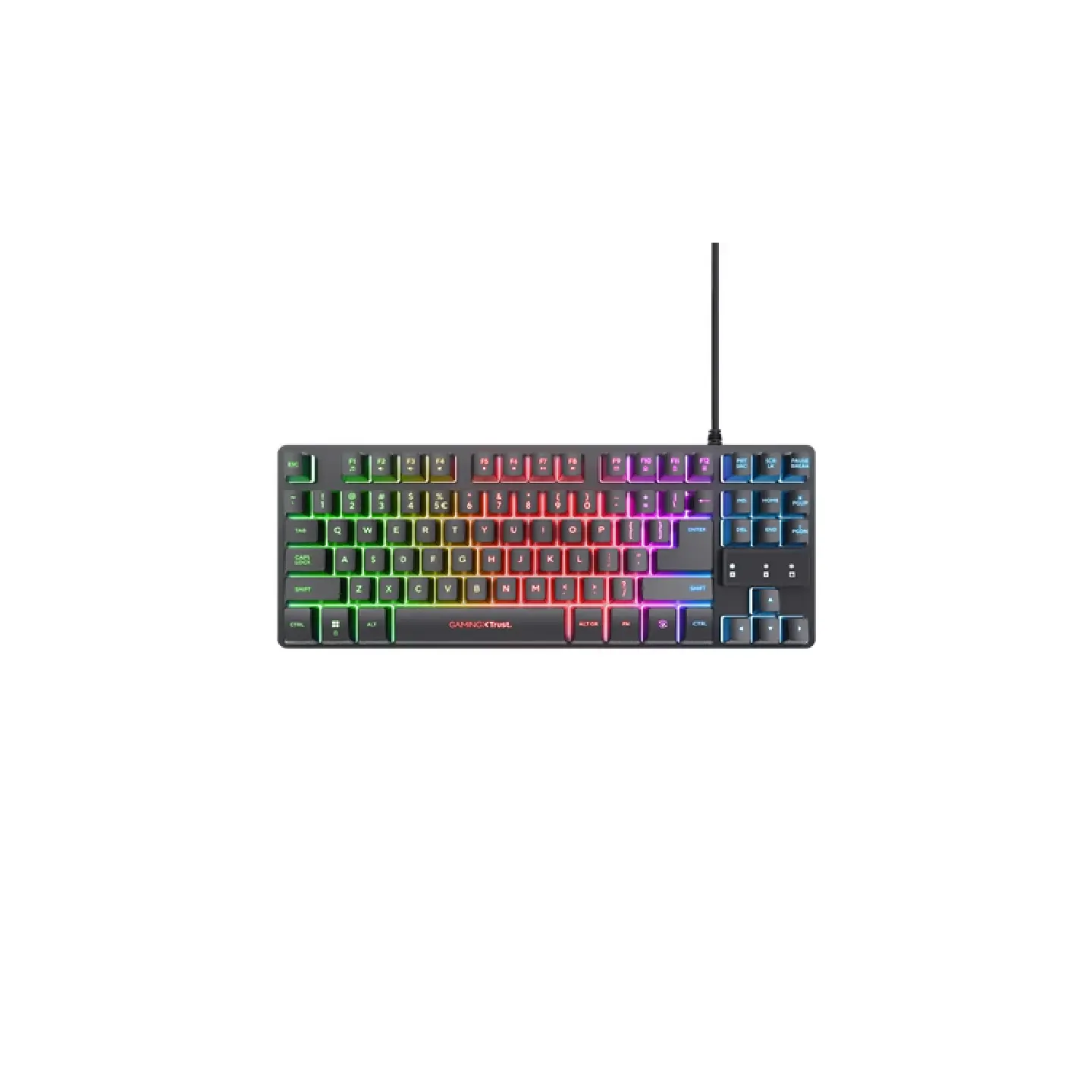 Trust tastatura GXT833 Thado TKL RGB