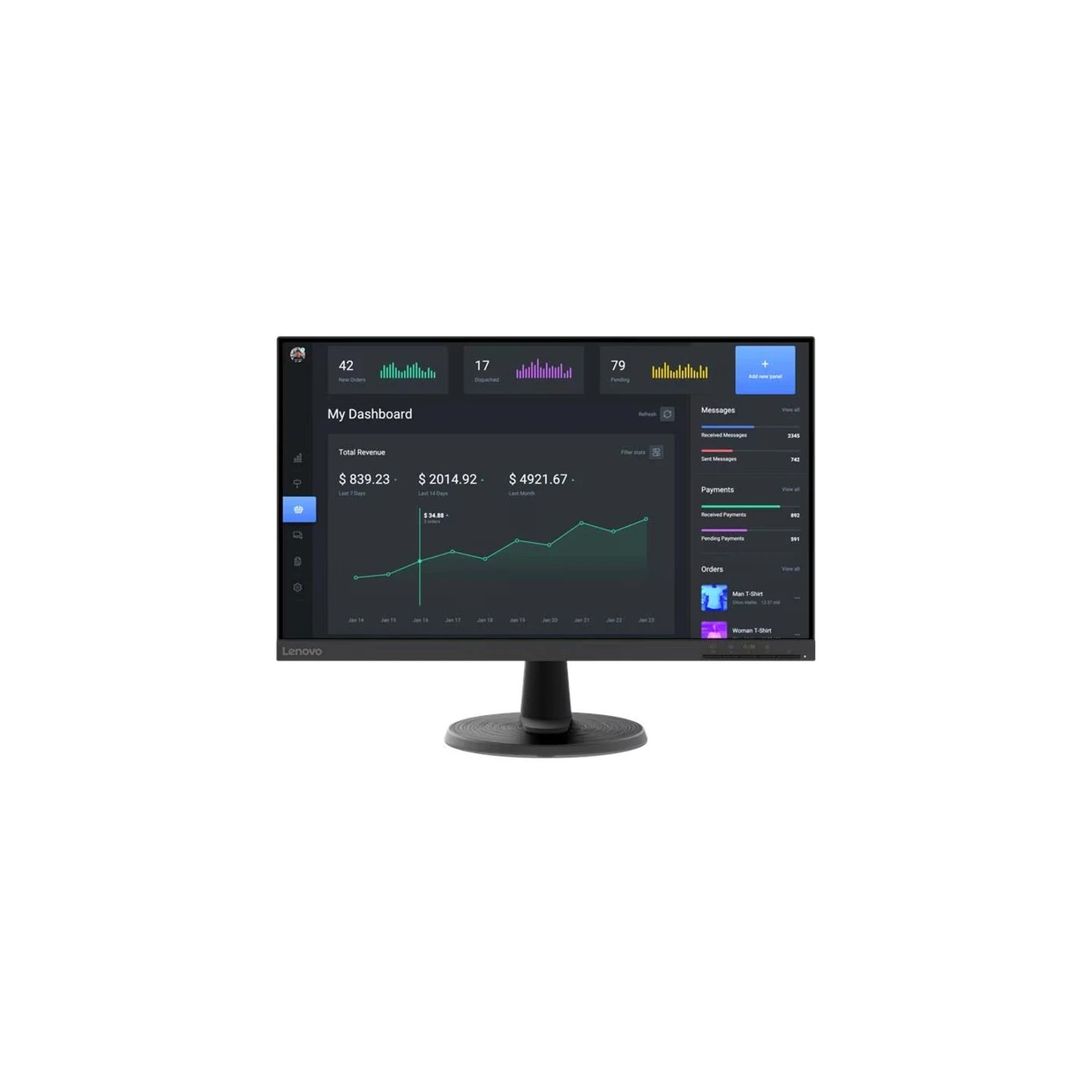 Monitor Lenovo 23,8'' D24-45