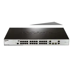 SWITCH 24 Port Gigabit RackMount L2, 2 combo and 2 SFP uplink port