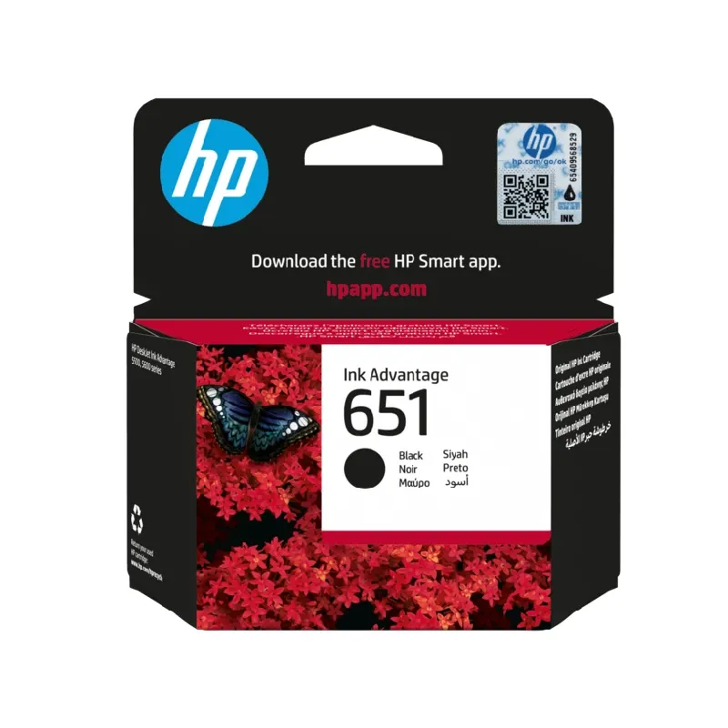 HP tinta C2P10AE (No.651) Crna