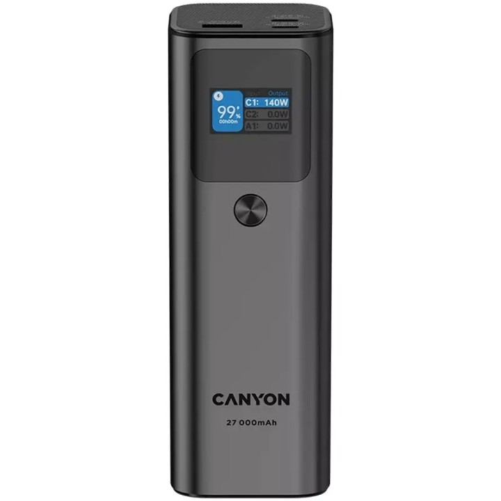 Canyon powerbank CNE-CPB2010DG 27.000mAh tamo sivi