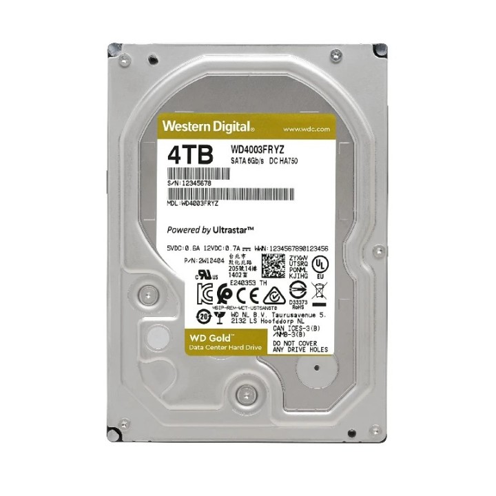 WD Gold Enterprise 4TB, WD4004FRYZ