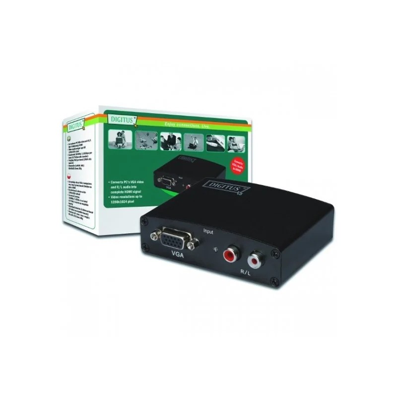 Digitus konverter DS-40130 VGA-Audio to HDMI